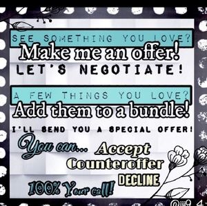 MAKE AN OFFER ON ANYTHING! NO PRICE IS FIRM.